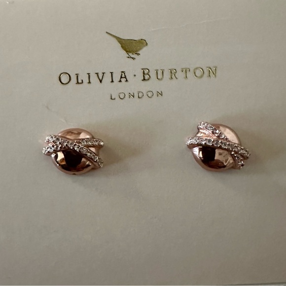 Olivia Burton Rose Gold Earrings - Picture 3 of 7
